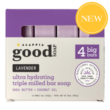 Load image into Gallery viewer, Good Soap Bar Soap Multipack Lavender