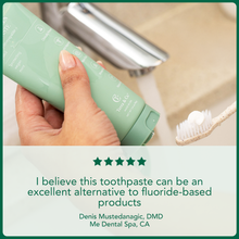 Load image into Gallery viewer, Gentle Green™ Sensitive Toothpaste with Hydroxyapatite & B12 (Fluoride-Free, Natural Enamel Support & Sensitive Teeth Relief)