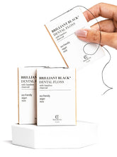 Load image into Gallery viewer, Plant-Based Dental Floss Trio – Vegan, Charcoal, Fluoride-Free | Terra & Co