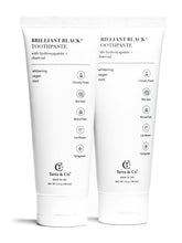 Load image into Gallery viewer, Natural Charcoal Toothpaste + Hydroxyapatite Bundle – Fluoride-Free Whitening & Remineralizing Duo