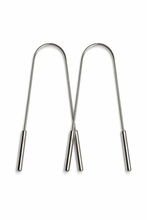 Load image into Gallery viewer, Stainless Steel Tongue Scraper – Ayurvedic Oral Detox Tool for Fresh Breath & Bad Breath Relief