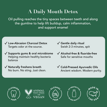 Load image into Gallery viewer, Terra & Co.® Oil Pulling Bundle – Gentle Green + Brilliant Black | Ayurvedic Detox, Enamel Protection & Whitening