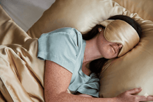 Load image into Gallery viewer, Dream Sleep Silk Eye Mask – Adjustable and Hypoallergenic