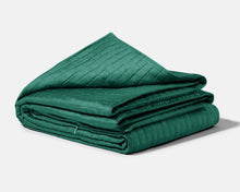 Load image into Gallery viewer, Gravity Cooling Weighted Blanket | Gravity BlanketsCooling Weighted BlanketSingle: 15lbForest Green