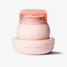 Load image into Gallery viewer, LEDA Red | Anti Aging LED Sonic Facial Brush. by Vanity Planet