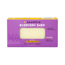 Load image into Gallery viewer, EveryDay Shea Bar Soap, Lavender 8oz

