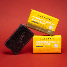 Load image into Gallery viewer, Authentic African Black Soap Triple Milled - Charcoal Reishi

