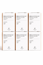 Load image into Gallery viewer, Brilliant Black® Floss – Whitens Between Teeth Naturally
