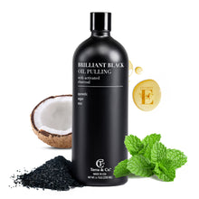 Load image into Gallery viewer, Brilliant Black® Oil Pulling – Ayurvedic Mouthwash for Teeth Whitening, Detox &amp; Gum Health
