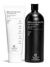 Load image into Gallery viewer, Charcoal Oil Pulling + Hydroxyapatite Toothpaste Bundle | Terra &amp; Co.
