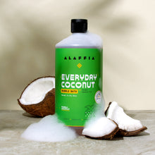 Load image into Gallery viewer, Alaffia EveryDay Coconut Bubble Bath, Purely Coconut  32oz
