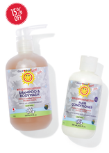 Load image into Gallery viewer, (No Fragrance) Kids #SuperSensitive™ Shampoo + Conditioner Bundle
