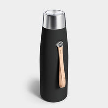 Load image into Gallery viewer, 16oz Livana SilkSip Insulated Water Bottle - HydraGlow Onyx | LIVANA - Pothos Beauty
