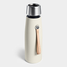 Load image into Gallery viewer, 16oz Livana SilkSip Insulated Water Bottle - HydraGlow Stone | LIVANA - Pothos Beauty
