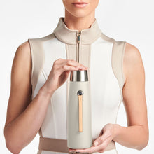 Load image into Gallery viewer, 16oz Livana SilkSip Insulated Water Bottle - HydraGlow Stone | LIVANA - Pothos Beauty
