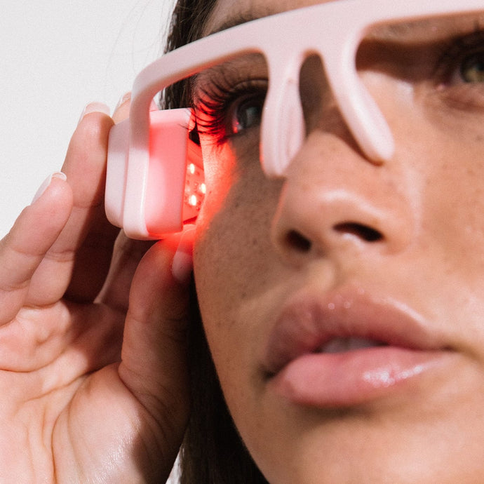 Alya | Anti-Aging Red LED Eye Glasses  |  VANITY PLANET