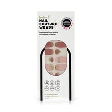 Load image into Gallery viewer, COLOR CHANGE Pink &amp; Gold Delicate Geometric Gel Nail Wrap - Pothos Beauty
