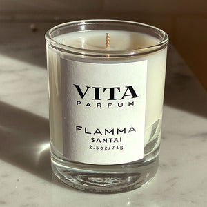 FLAMMA CANDLE - CLEAR | VitaParfum - Pothos Beauty