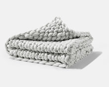Load image into Gallery viewer, Gravity Chunky Knit Blanket | Gravity Blankets - Pothos Beauty 10 lbs weighted blanket200 - 300anxiety relief
