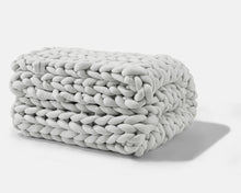 Load image into Gallery viewer, Gravity Chunky Knit Blanket | Gravity Blankets - Pothos Beauty 10 lbs weighted blanket200 - 300anxiety relief
