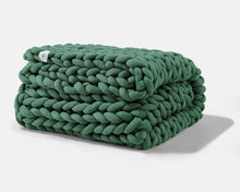 Load image into Gallery viewer, Gravity Chunky Knit Blanket | Gravity Blankets - Pothos Beauty 10 lbs weighted blanket200 - 300anxiety relief
