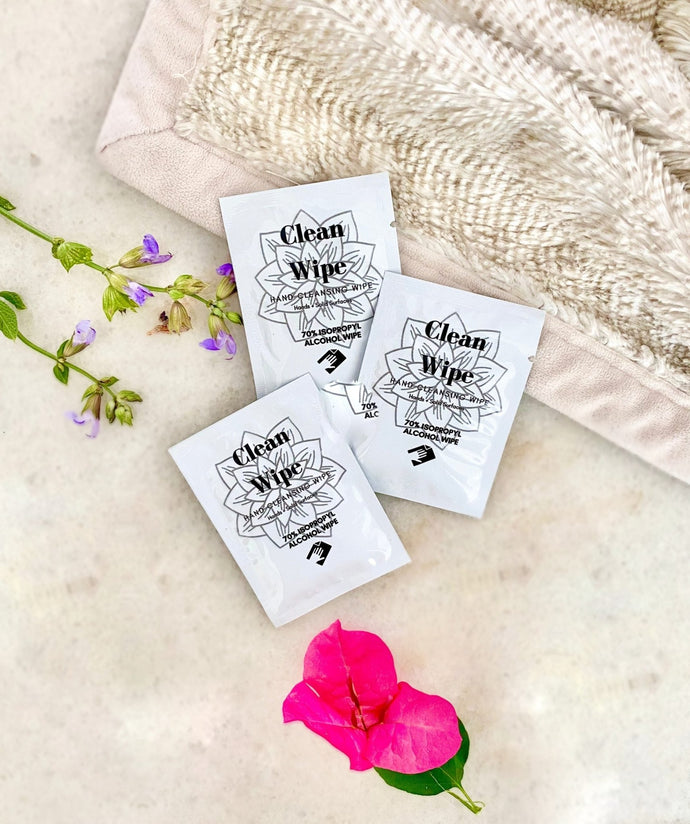 Hand & Nail Cleansing Wipes Individually Packaged - Pothos Beauty