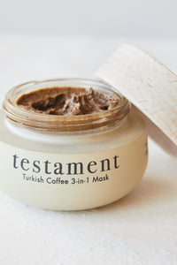 Turkish Coffee 3-in-1 Mask  |  TESTAMENT BEAUTY